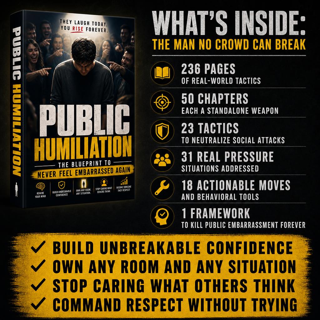 PUBLIC HUMILIATION: THE BLUEPRINT TO NEVER FEEL EMBARRASSED AGAIN