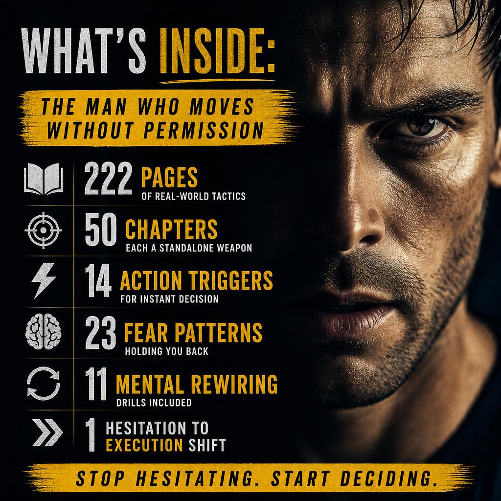 Move Before You're Ready: How to Silence Self-Doubt, Take Action Under Fear, and Become the Man Who Decides