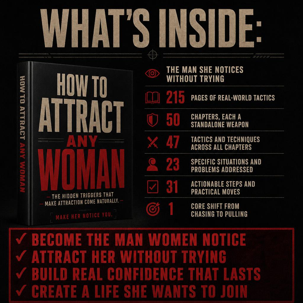 HOW TO ATTRACT ANY WOMAN: The Hidden Triggers That Make Attraction Come Naturally.
