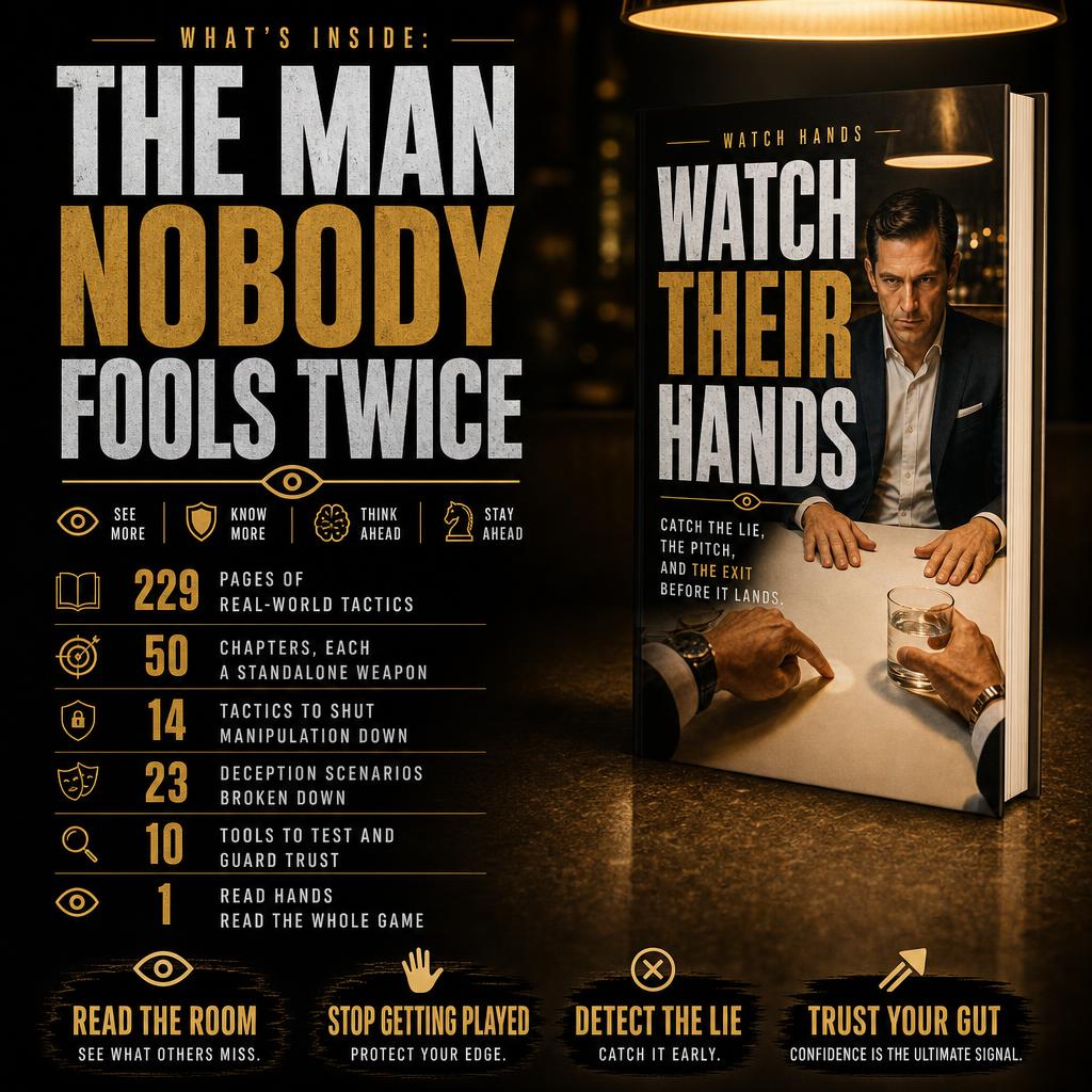 WATCH THEIR HANDS: Catch The Lie, The Pitch, And The Exit Before It Lands.