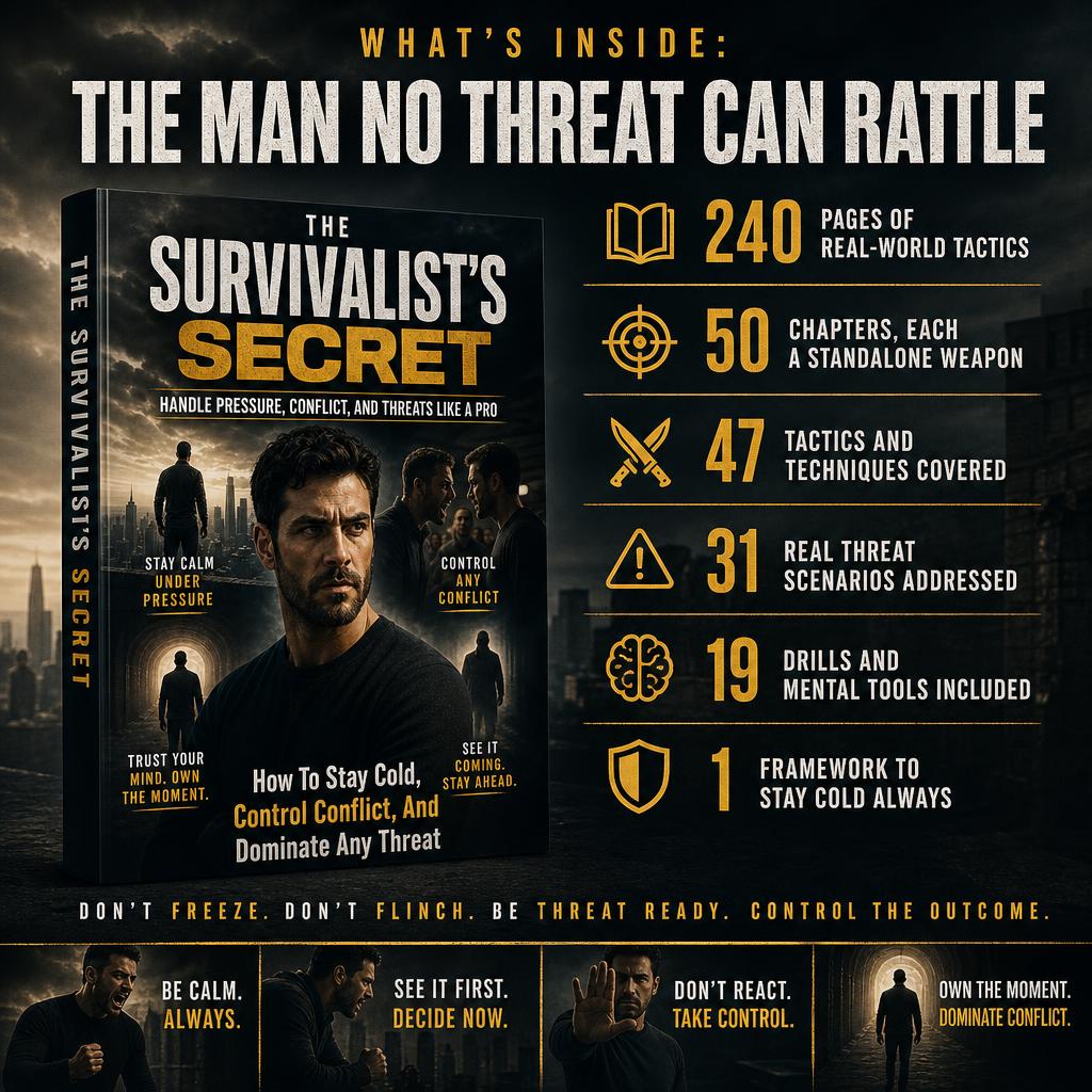 THE SURVIVALIST’S SECRET: HANDLE PRESSURE, CONFLICT, AND THREATS LIKE A PRO