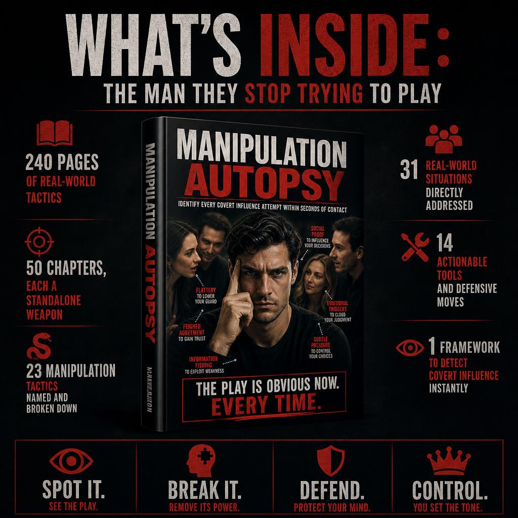 MANIPULATION AUTOPSY: Identify Every Covert Influence Attempt Within Seconds Of Contact