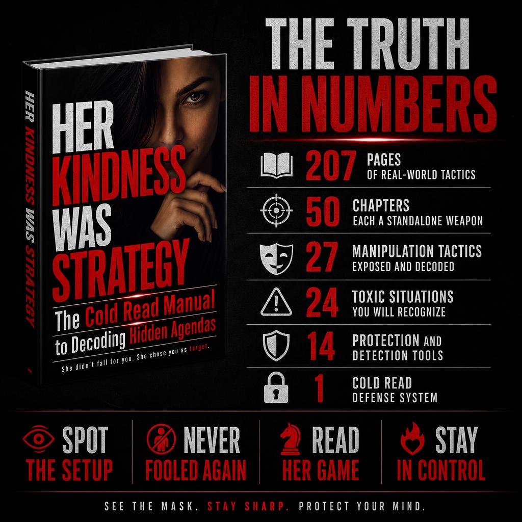 Her Kindness Was Strategy: The Cold Read Manual to Decoding Hidden Agendas