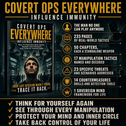 COVERT OPS EVERYWHERE: INFLUENCE IMMUNITY