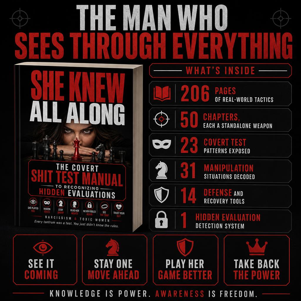 She Knew All Along: The Covert Shit Test Manual to Recognizing Hidden Evaluations