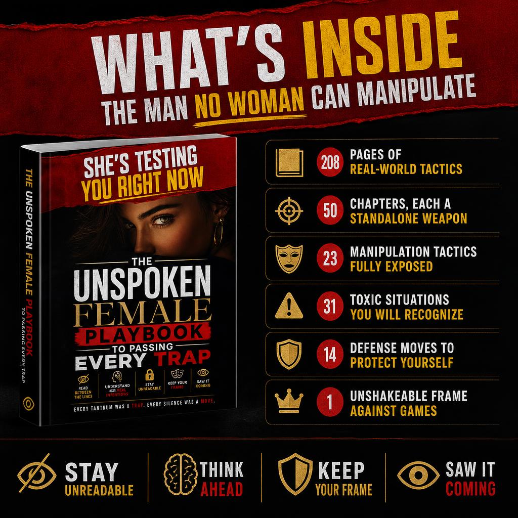 She's Testing You Right Now: The Unspoken Female Playbook to Passing Every Trap
