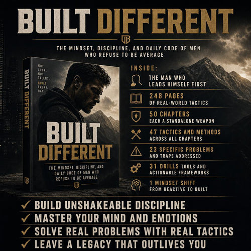 BUILT DIFFERENT: The Mindset, Discipline, And Daily Code Of Men Who Refuse To Be Average