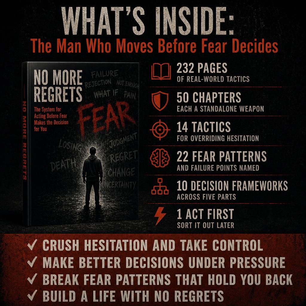 NO MORE REGRETS: The System for Acting Before Fear Makes the Decision for You