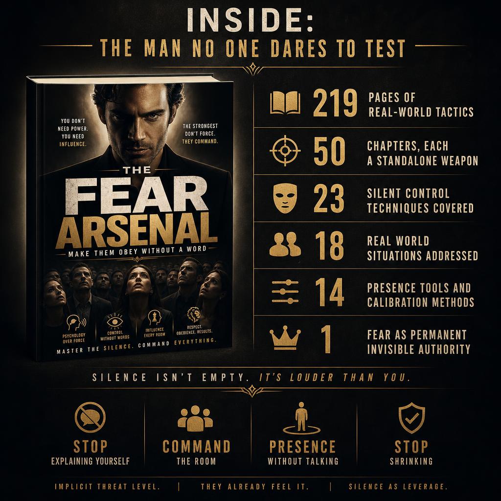 THE FEAR ARSENAL: MAKE THEM OBEY WITHOUT A WORD