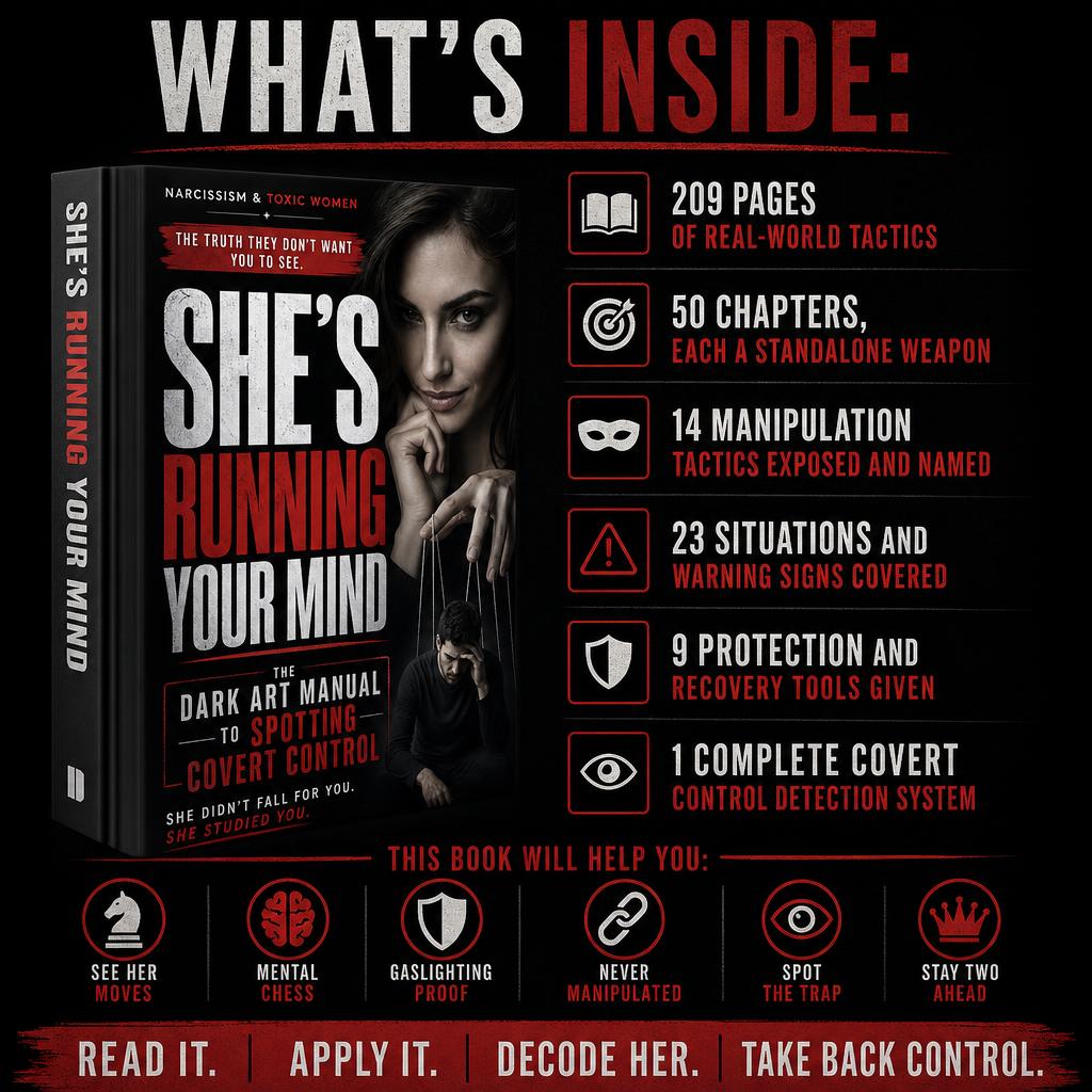 She's Running Your Mind: The Dark Art Manual to Spotting Covert Control