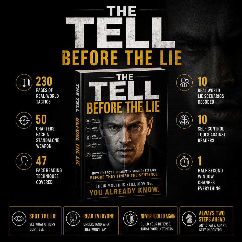 THE TELL BEFORE THE LIE: How To Spot The Shift In Someone's Face Before They Finish The Sentence