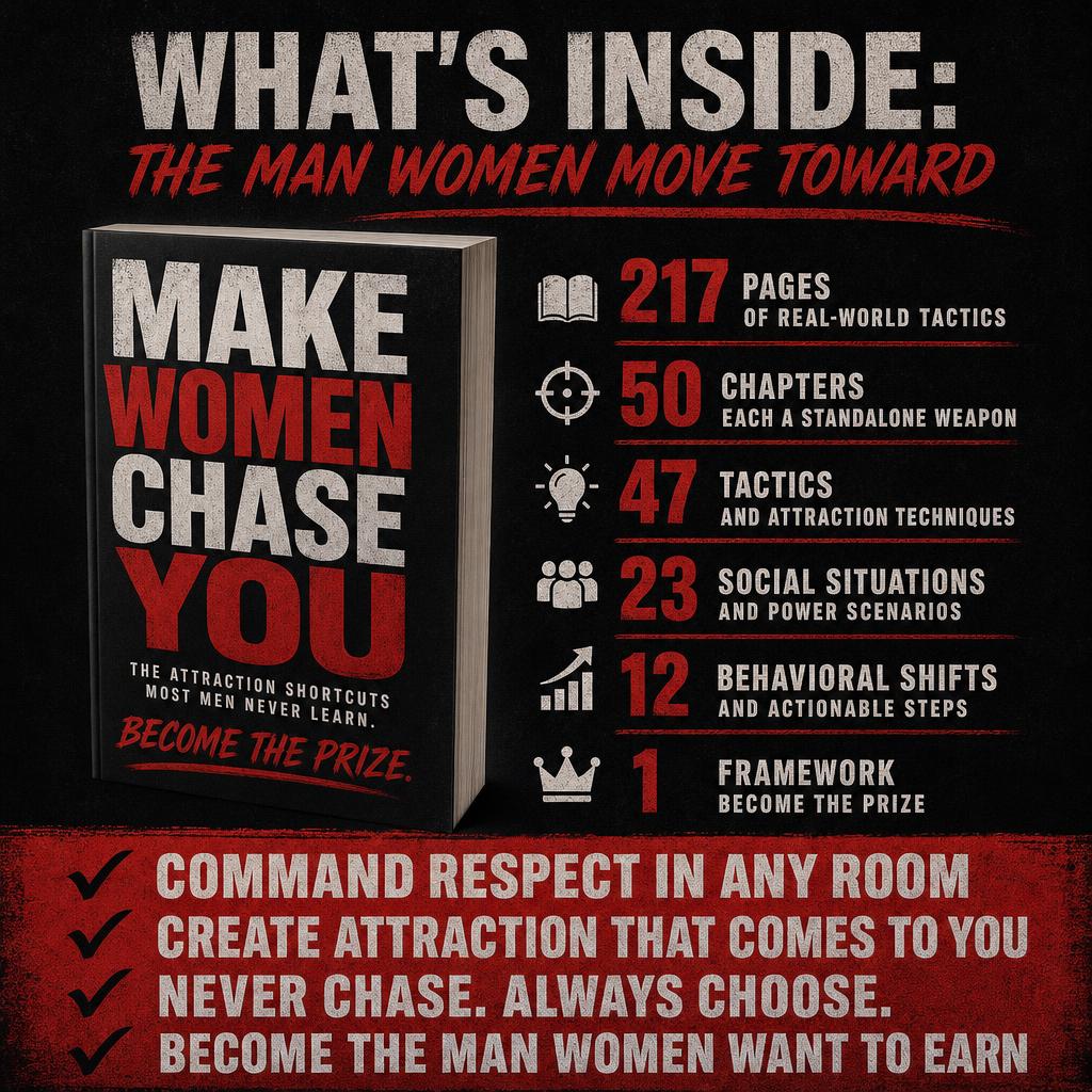 MAKE WOMEN CHASE YOU: The Attraction Shortcuts Most Men Never Learn.