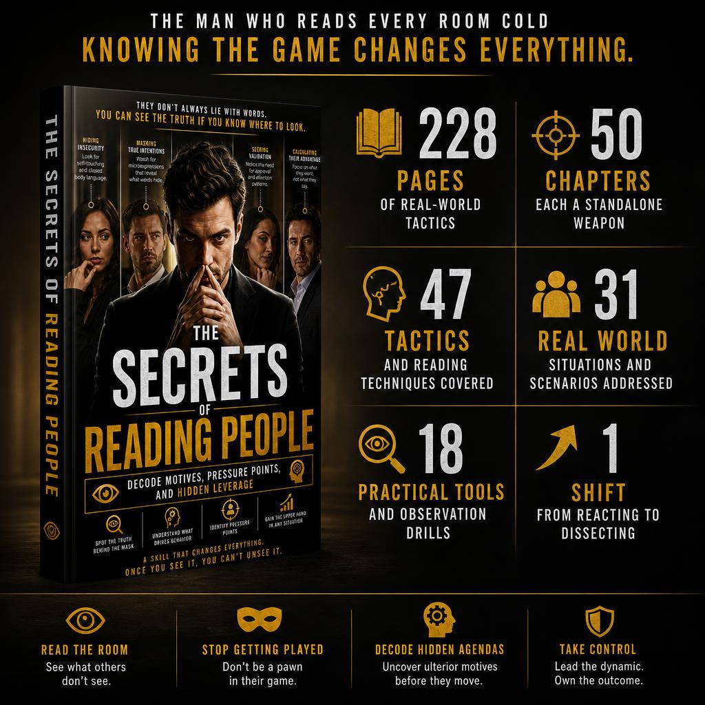 THE SECRETS OF READING PEOPLE: DECODE MOTIVES, PRESSURE POINTS, AND HIDDEN LEVERAGE