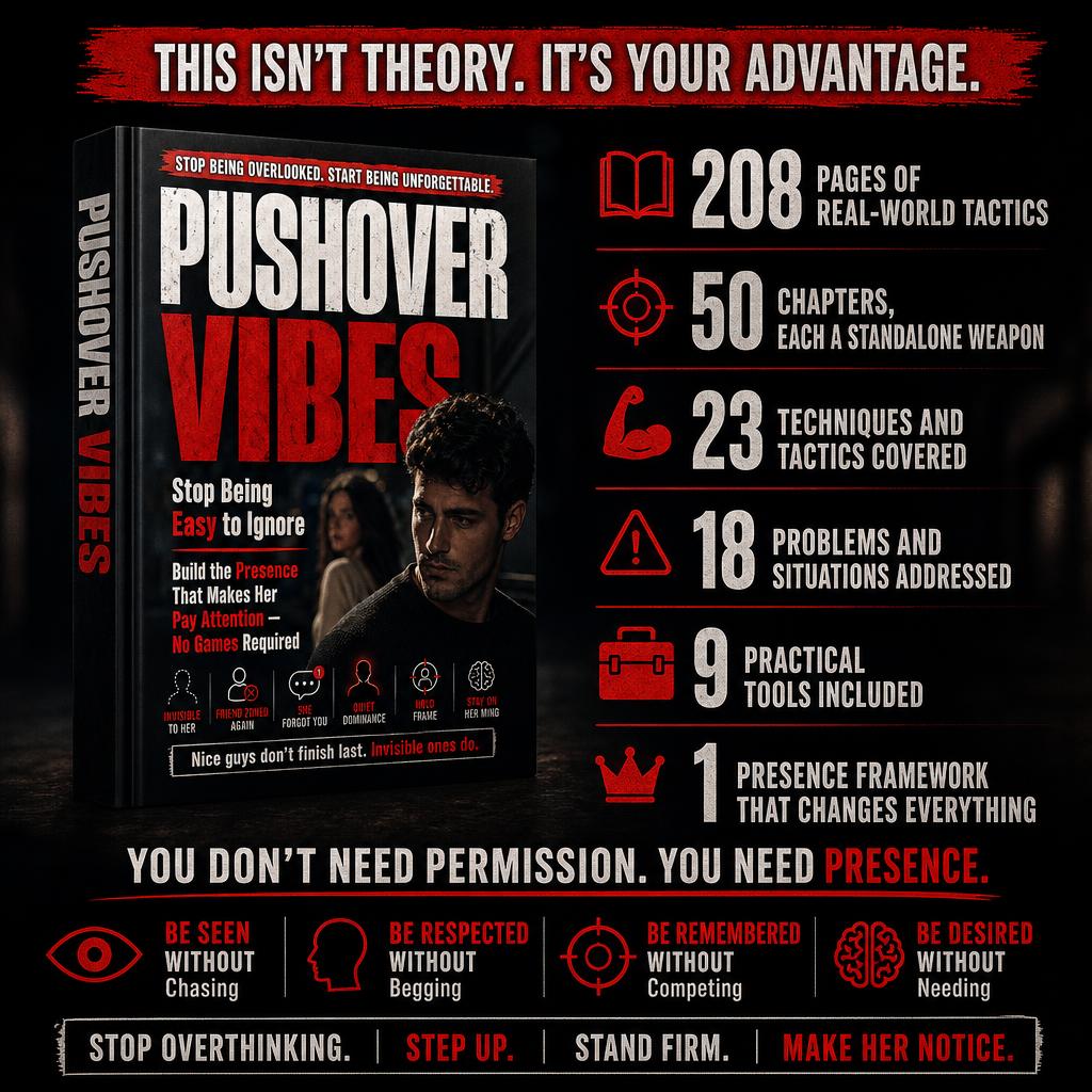 PUSHOVER VIBES: Stop Being Easy to Ignore