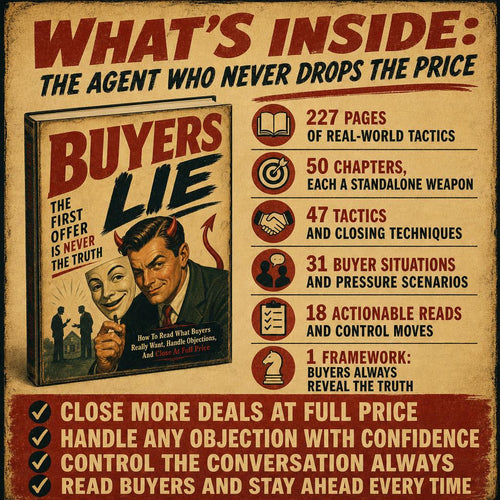 BUYERS LIE: THE FIRST OFFER IS NEVER THE TRUTH