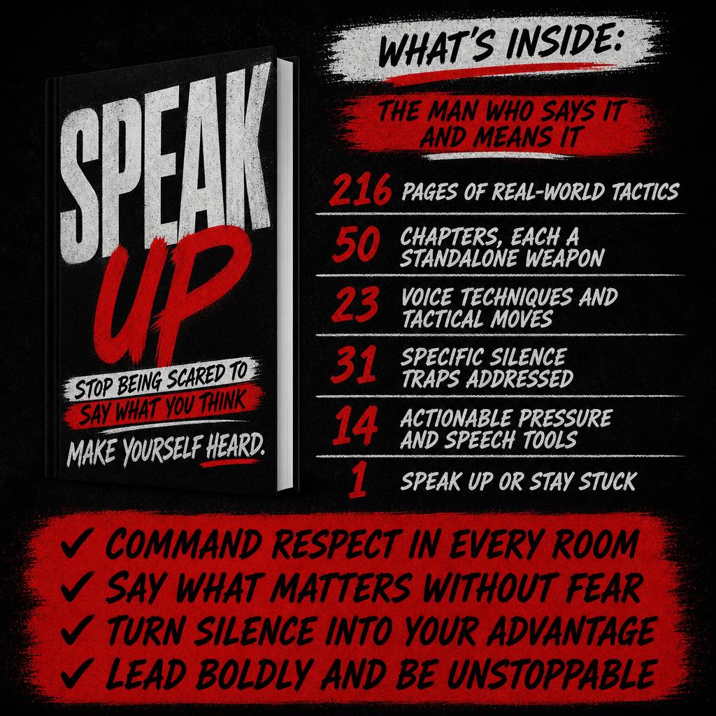 SPEAK UP: Stop Being Scared to Say What You Think