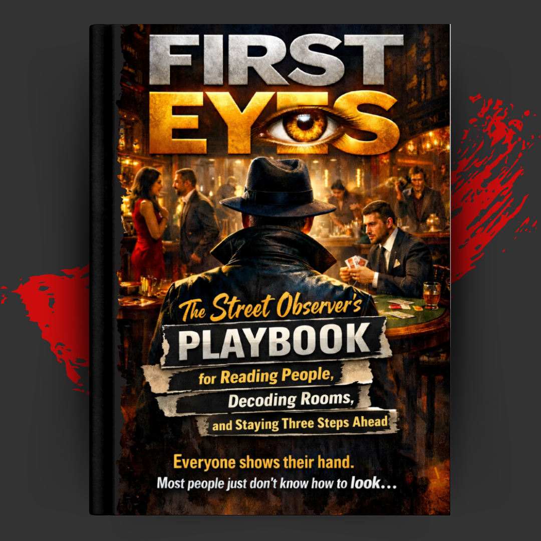 FIRST EYES: The Street Observer's Playbook for Reading People, Decoding Rooms, and Staying Three Steps Ahead