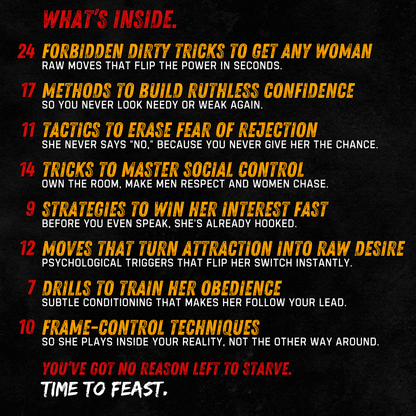 The Dirty Tricks to Get Any Woman