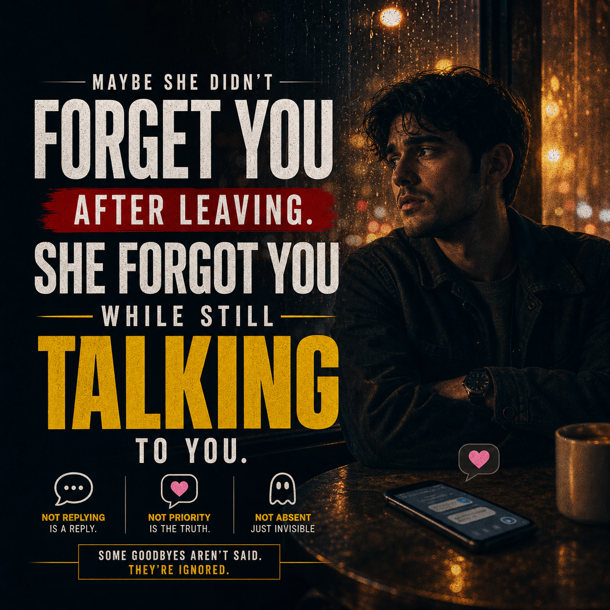 FRIENDLY: The Real Reason She Called You Sweet, Then Disappeared Forever