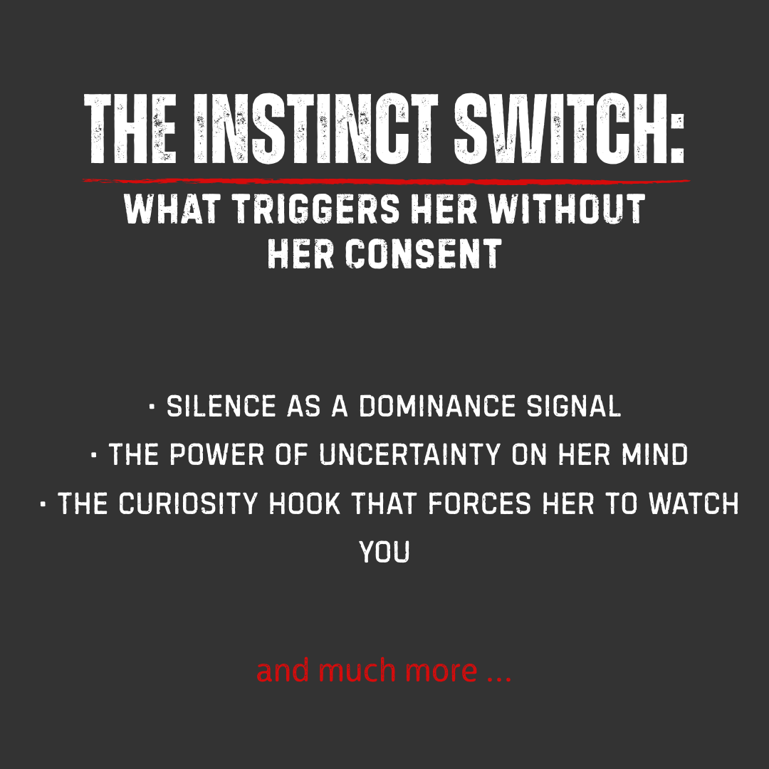 Any Woman. Any Time. Primal Seduction