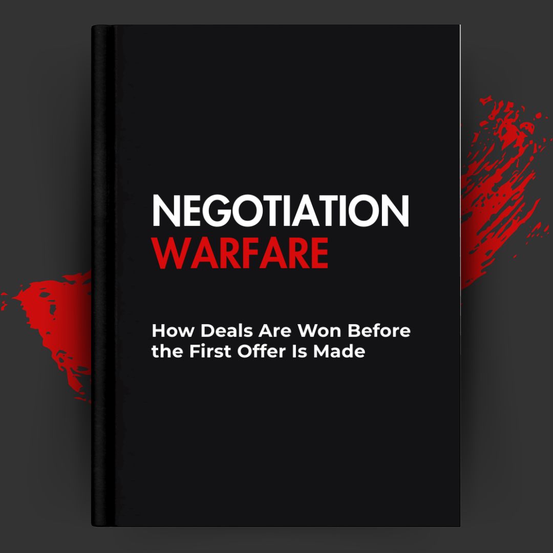 Negotiation Warfare How Deals Are Won Before the First Offer Is Made