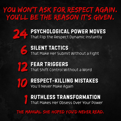 NO RESPECT: TAKE IT BACK WITHOUT ASKING.