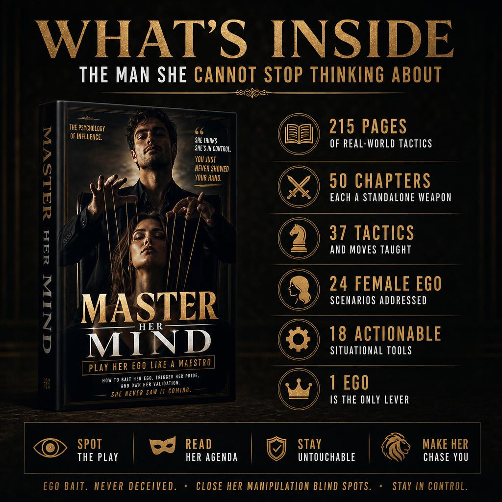 Play her EGO like a maestro: How to bait her ego, trigger her pride, and own her validation.