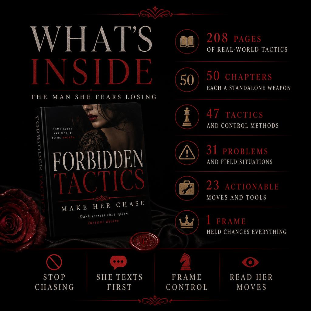 FORBIDDEN TACTICS: MAKE HER CHASE