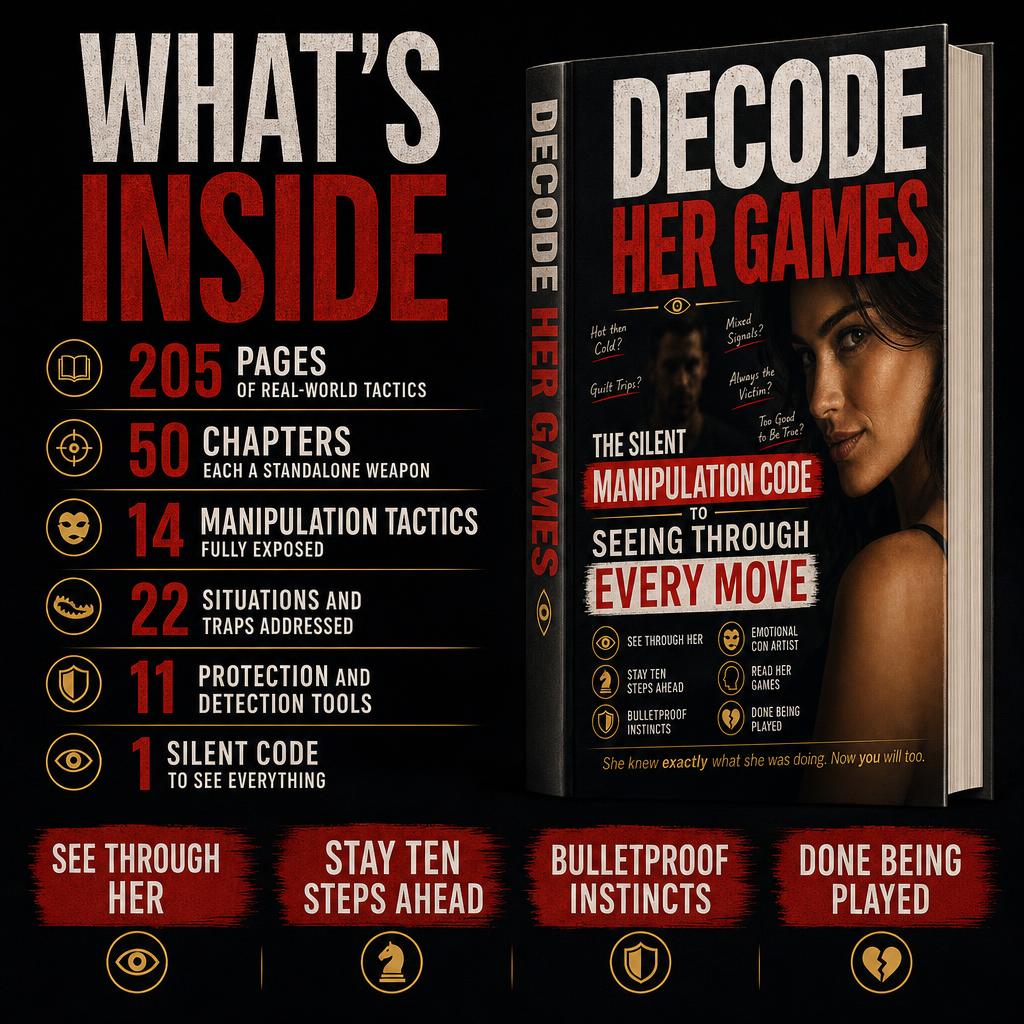 Decode Her Games: The Silent Manipulation Code to Seeing Through Every Move