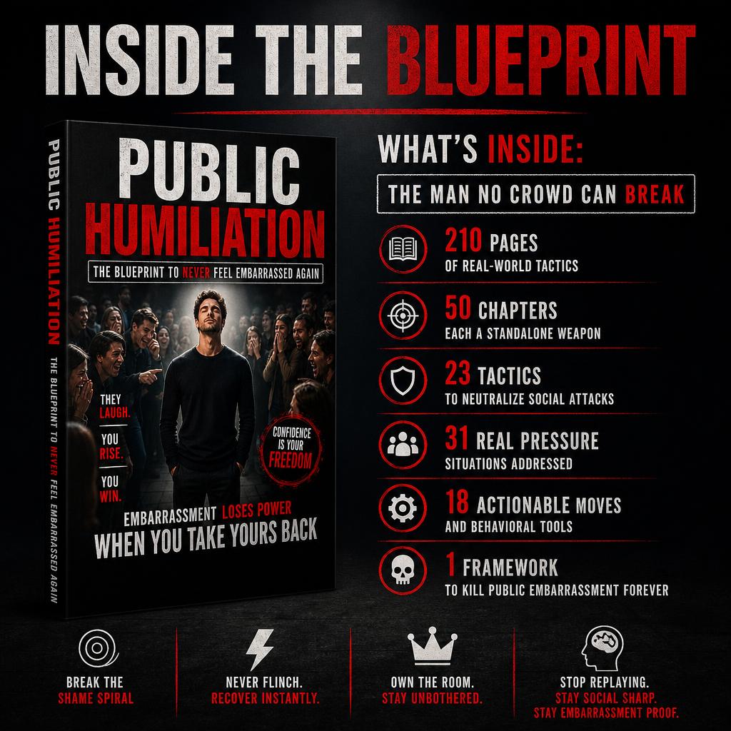 PUBLIC HUMILIATION: THE BLUEPRINT TO NEVER FEEL EMBARRASSED AGAIN