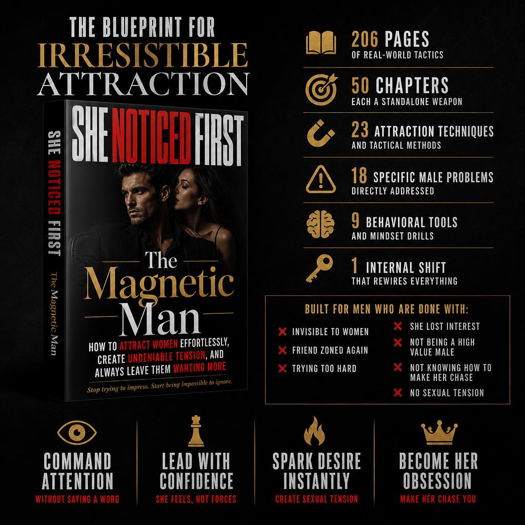 SHE NOTICED FIRST: The Magnetic Man