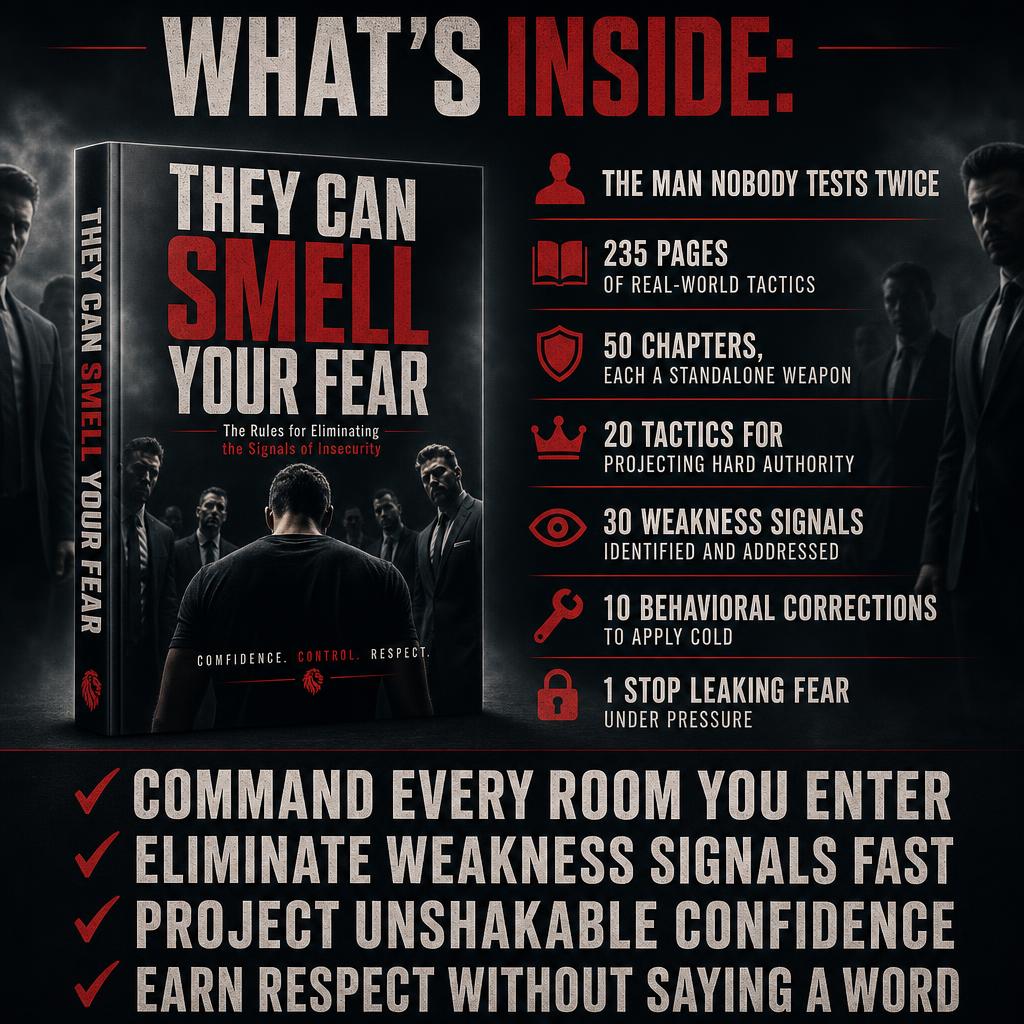 THEY CAN SMELL YOUR FEAR: The Rules for Eliminating the Signals of Insecurity