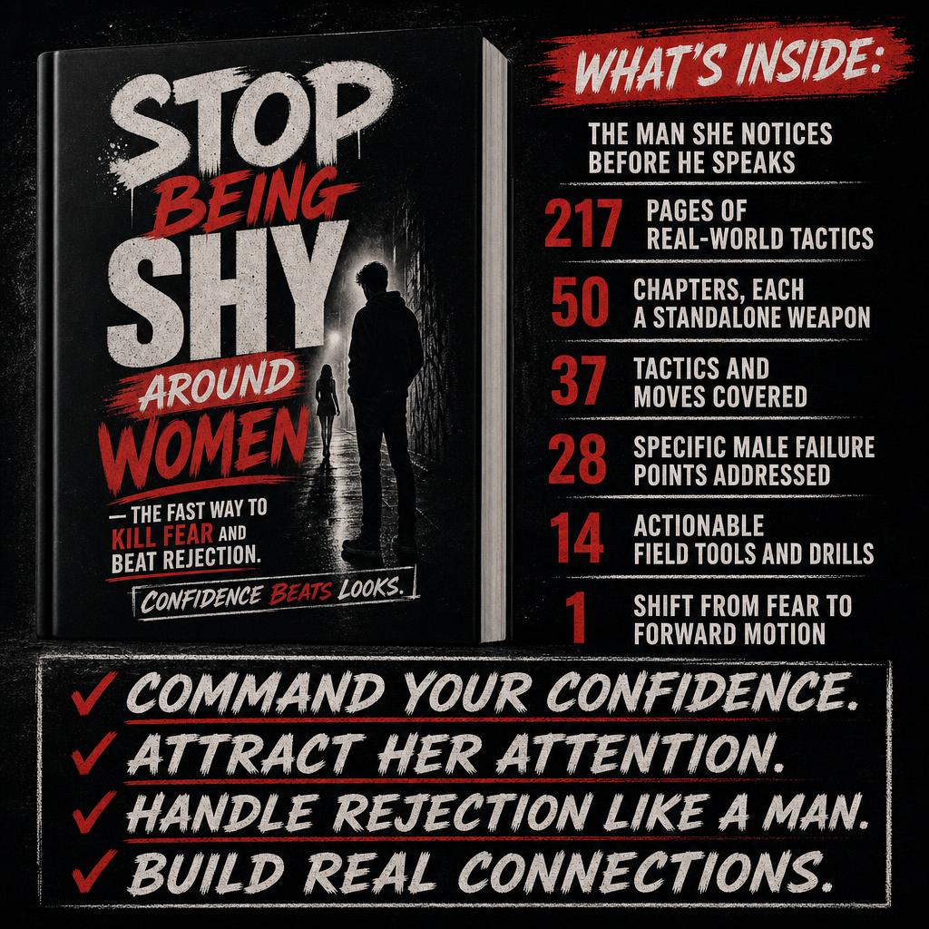 STOP BEING SHY AROUND WOMEN: The Fast Way to Kill Fear and Beat Rejection.