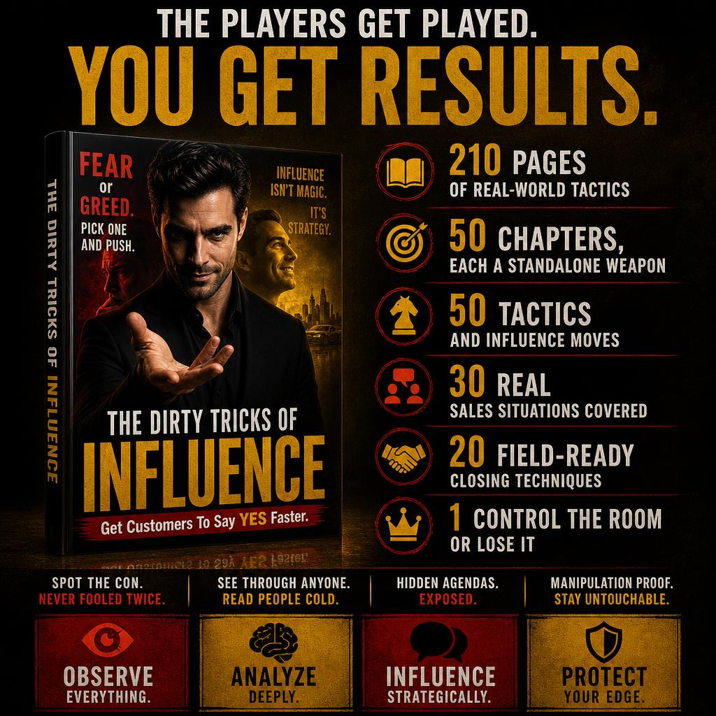 THE DIRTY TRICKS OF: INFLUENCE