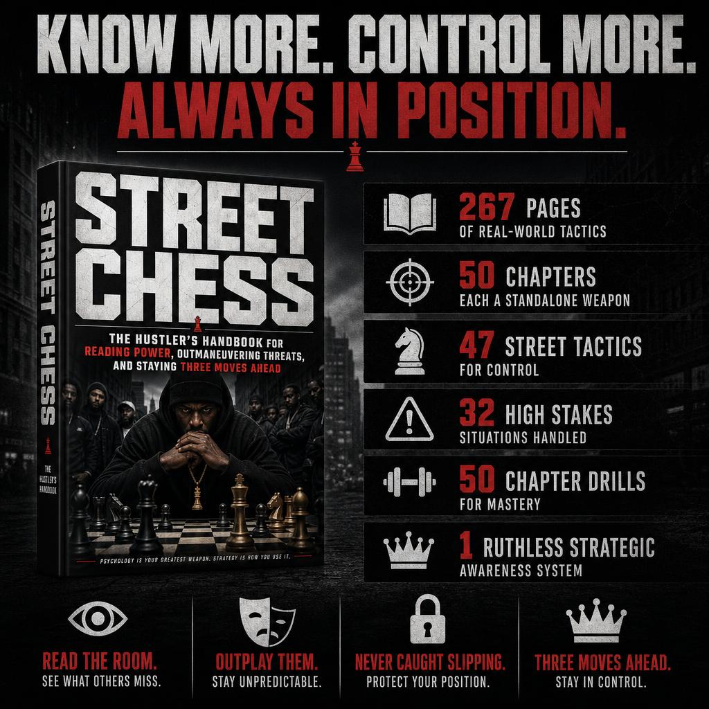 STREET CHESS: The Hustler's Handbook for Reading Power, Outmaneuvering Threats, and Staying Three Moves Ahead