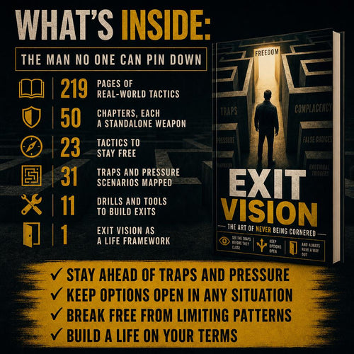EXIT VISION: THE ART OF NEVER BEING CORNERED