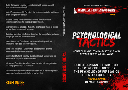 The Master Manipulation Arsenal: Secrets to Psychological Control and Deception - Bundle