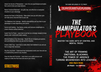 The Master Manipulation Arsenal: Secrets to Psychological Control and Deception - Bundle