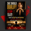 SHE SHOULD QUALIFY: Stop Selling Yourself
