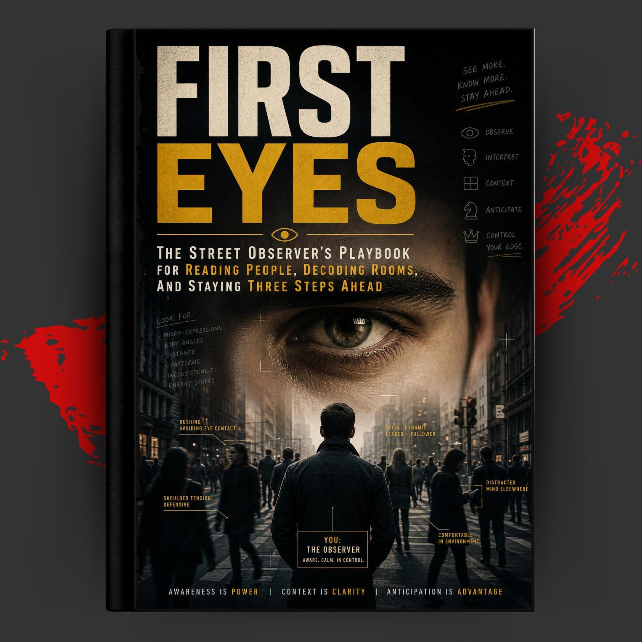 FIRST EYES: The Street Observer's Playbook for Reading People, Decoding Rooms, and Staying Three Steps Ahead